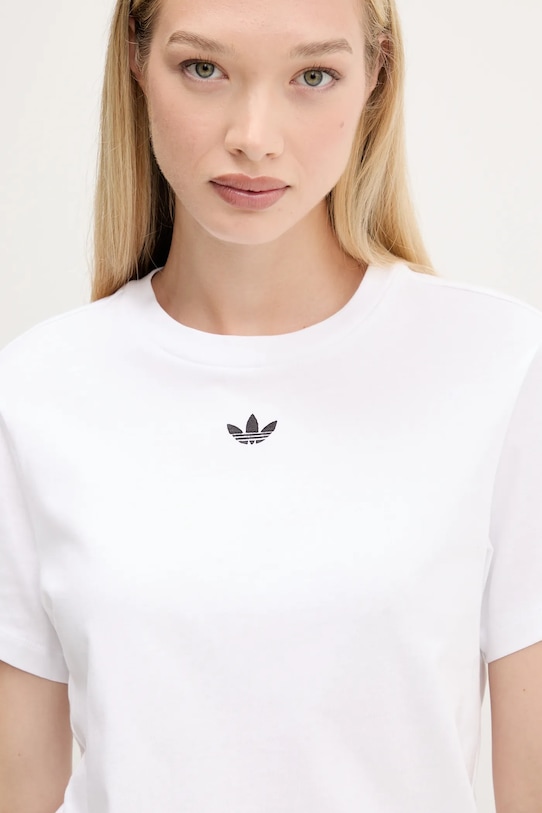 Футболка хлопковая Adibreak Adidas Originals, белый — фото 4