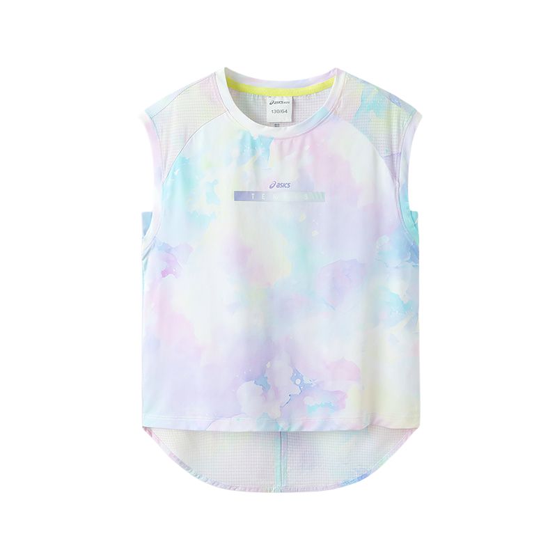 

Топ Tank для спортивных занятий цветочный принт для детей 3-7 лет ASICS, фиолетовый