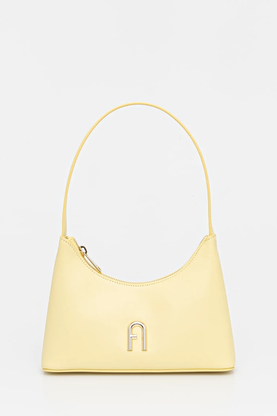 

Кожаная сумка Furla, желтый