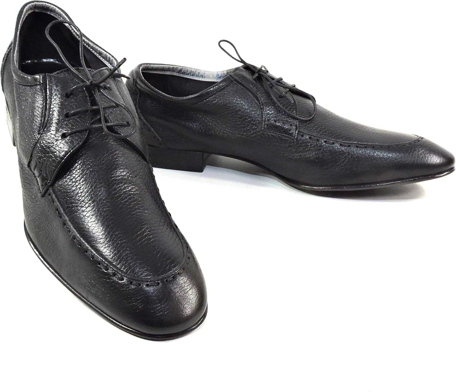 

Мужские черные кожаные дерби Baldinini, комфортные оксфорды с мыском-мок, сделано в Италии