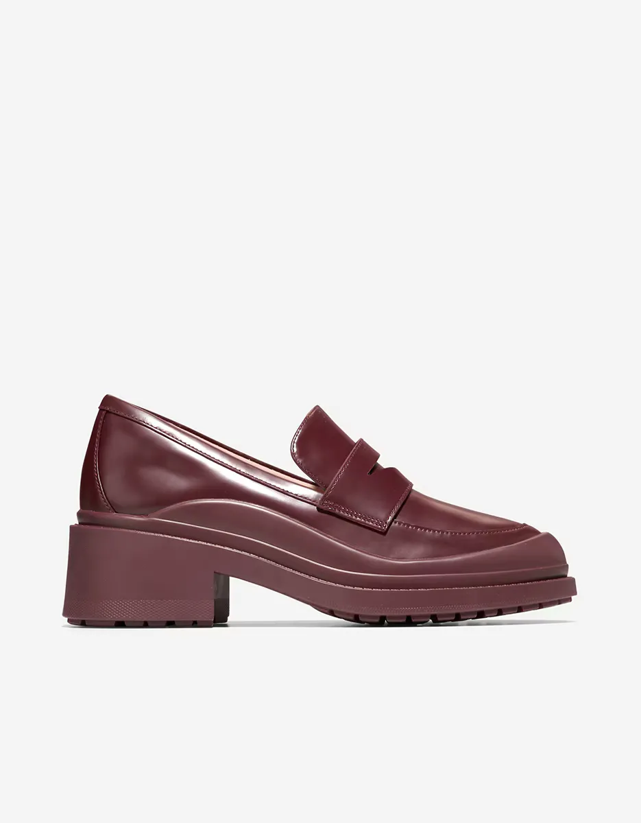 

Женские мокасины из водостойкой кожи Cole Haan, бордовый