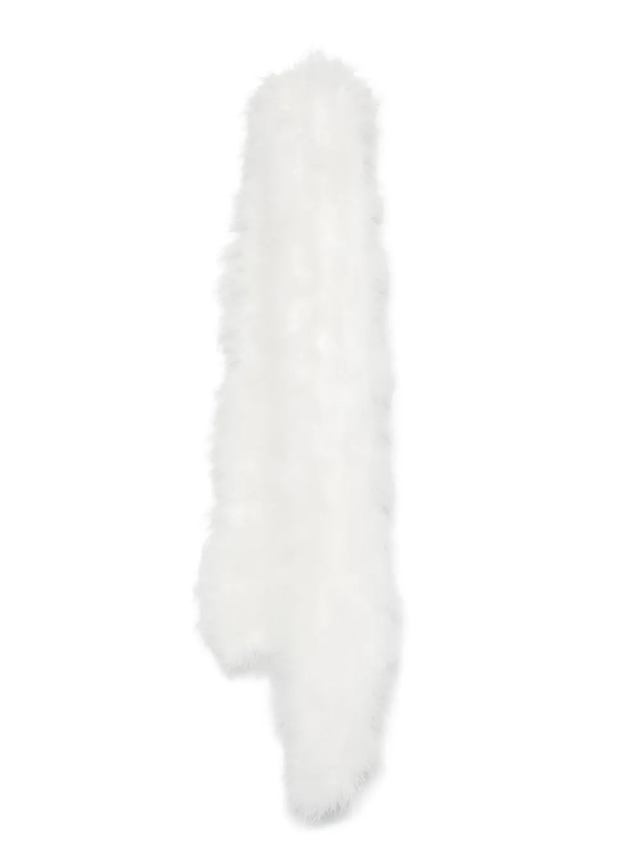 

Шарф из перьев Yves Salomon, белый