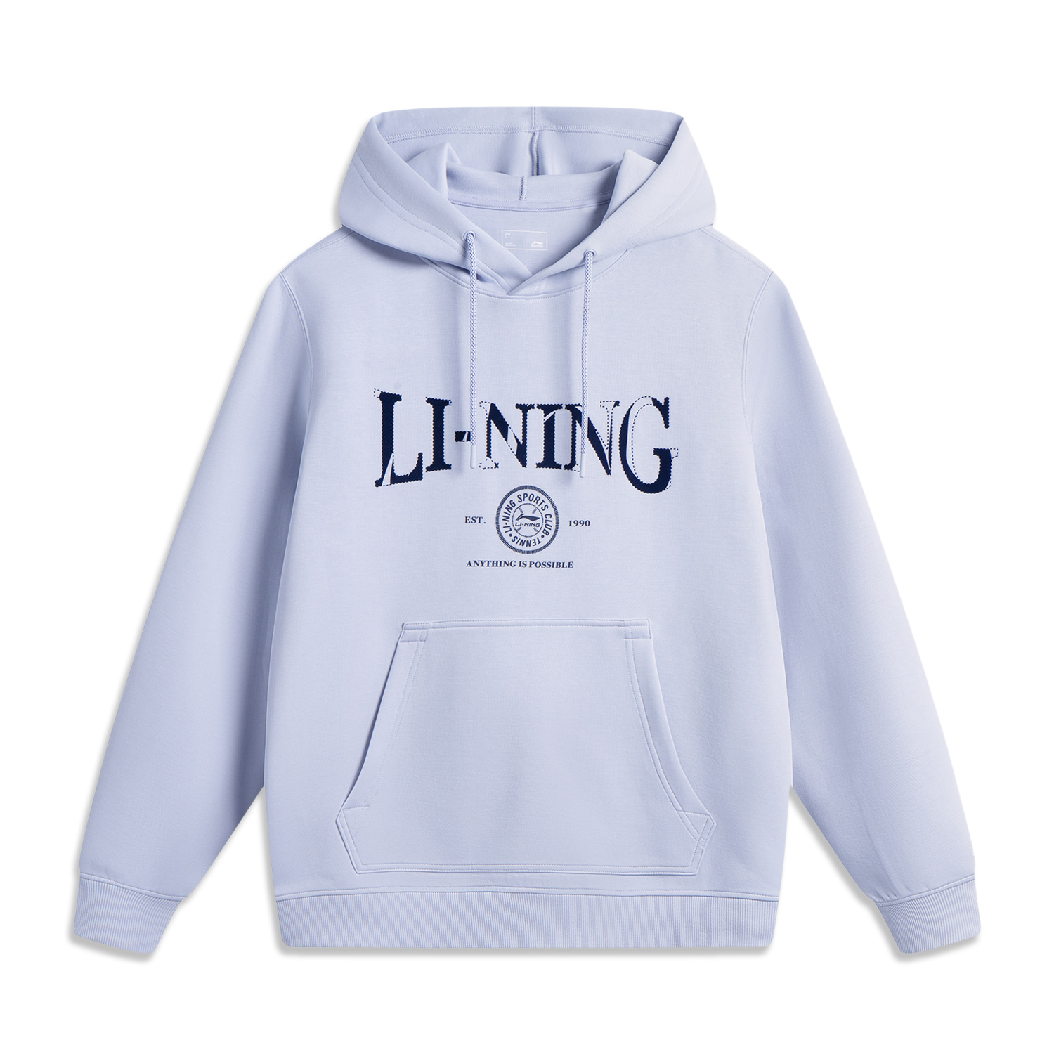 

LINING Толстовка Sports Life Collection мужская frost blue, Синий, LINING Толстовка Sports Life Collection мужская frost blue
