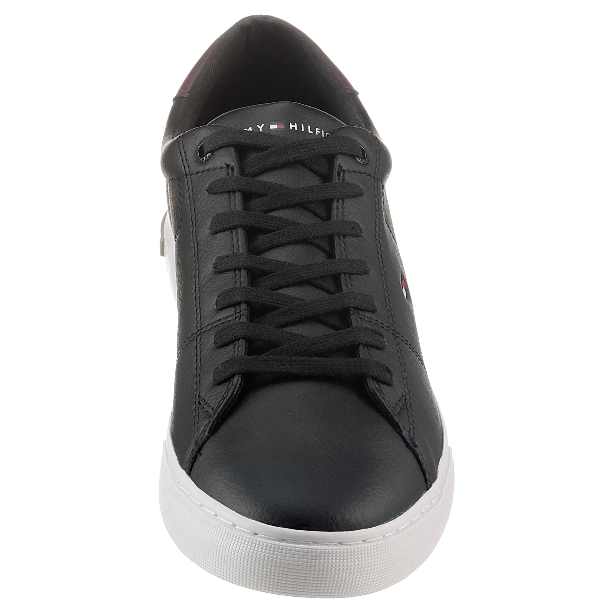 Кроссовки Tommy Hilfiger "ESSENTIAL LEATHER DETAIL VUL", черный — фото 3