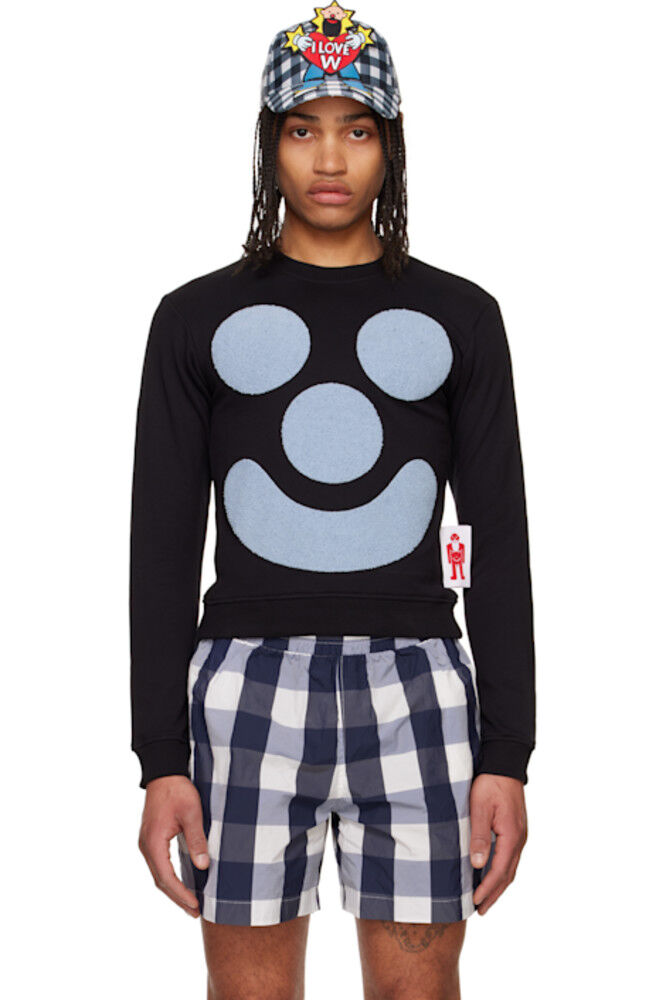 

Толстовка с черной улыбкой Walter Van Beirendonck