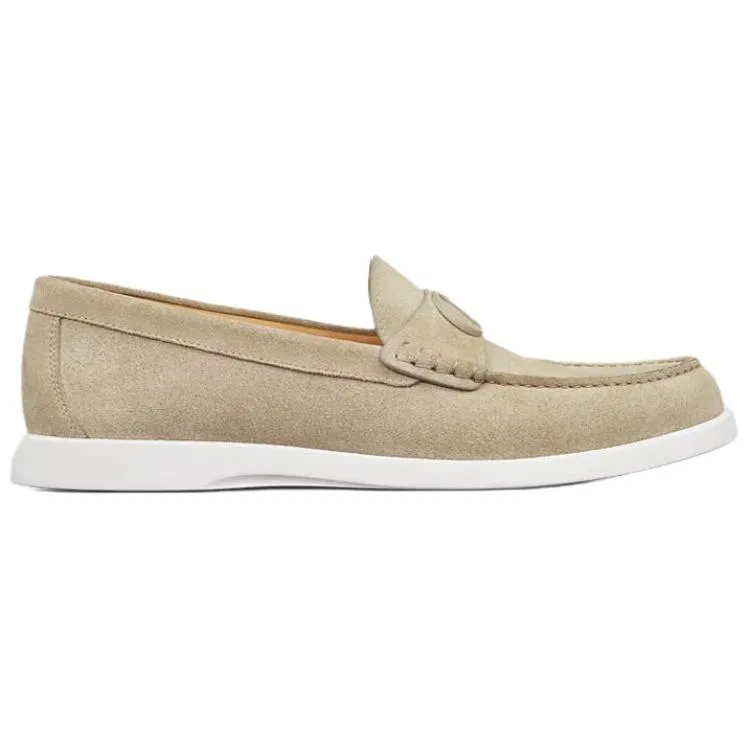 DIOR Granville Calfskin Casual Shoes Men's Beige — фото 3
