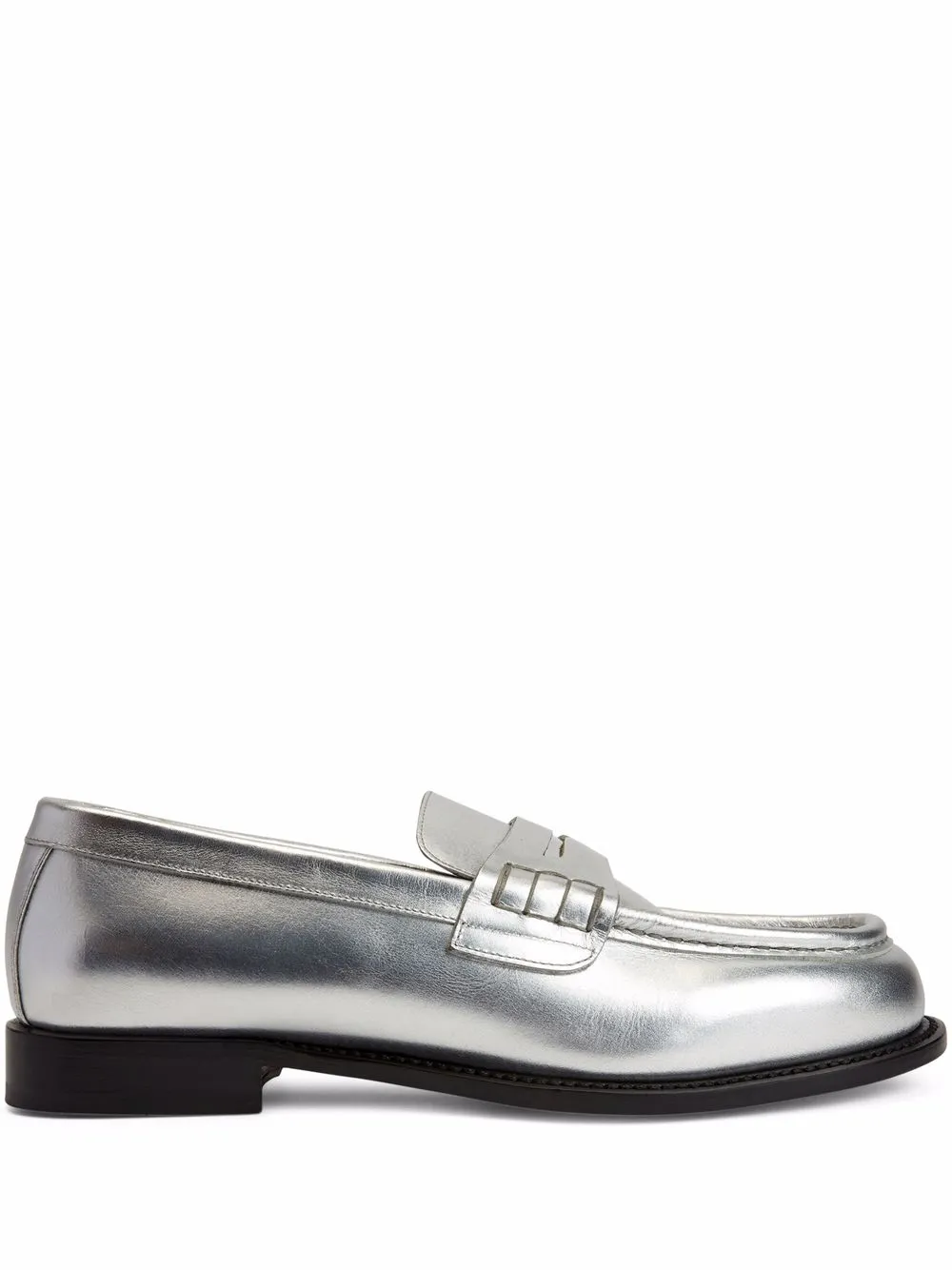 

Пенни-лоферы Euro Giuseppe Zanotti, серебяный
