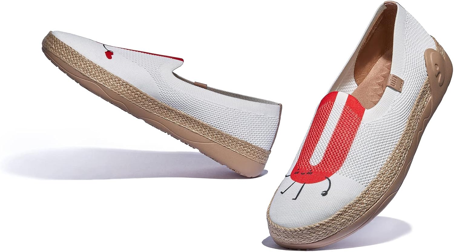 Мужские эспадрильи UIN Slip Ons- легкие прогулочные повседневные лоферы, удобные, с ручной росписью, серия Marbella, Marbellaⅱ-will You Say Yes 3 — фото 4