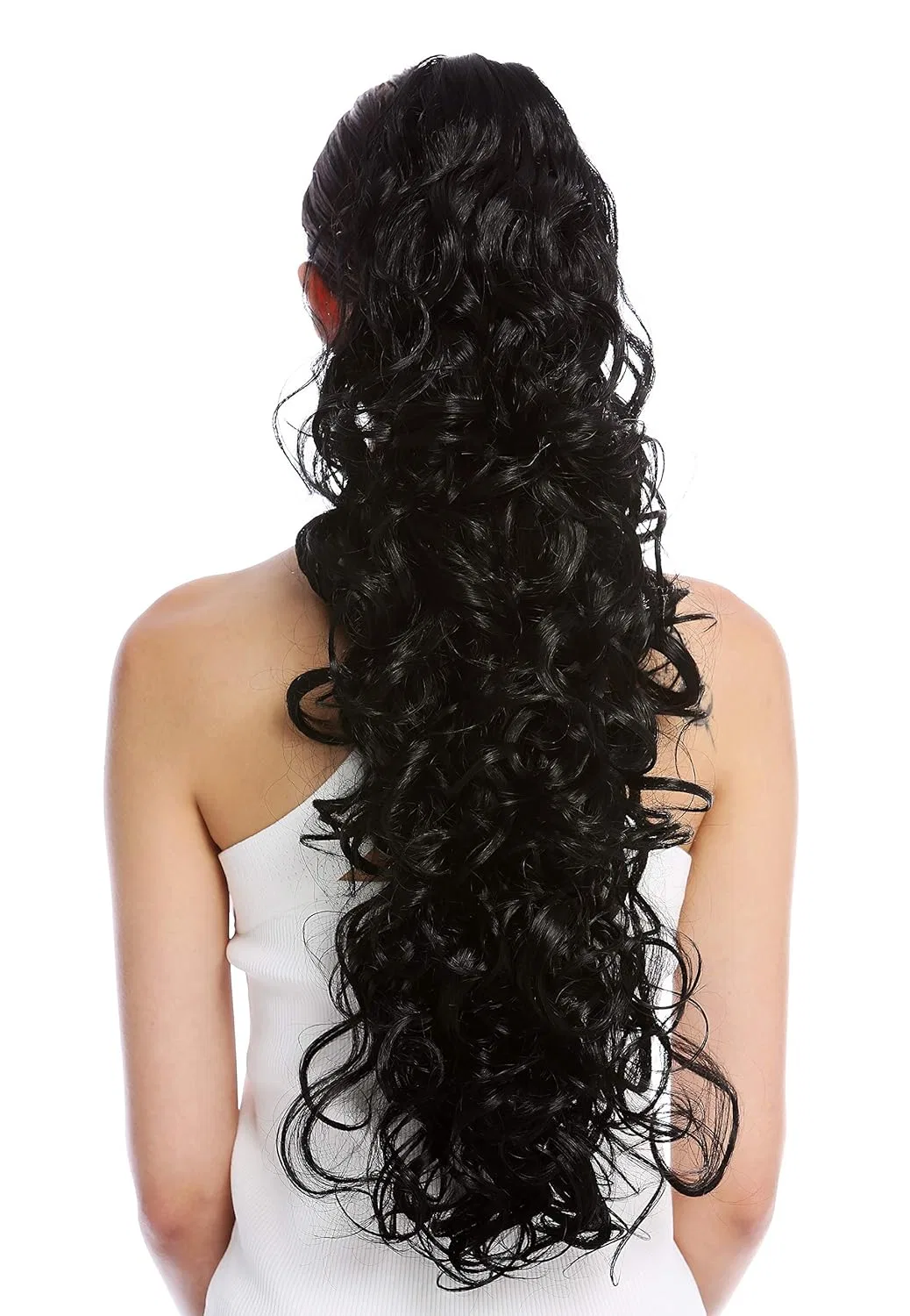 Шиньон-хвост «N1095-V» 65 см от WIG ME UP Wig Me Up, Jet Black (1) — фото 2