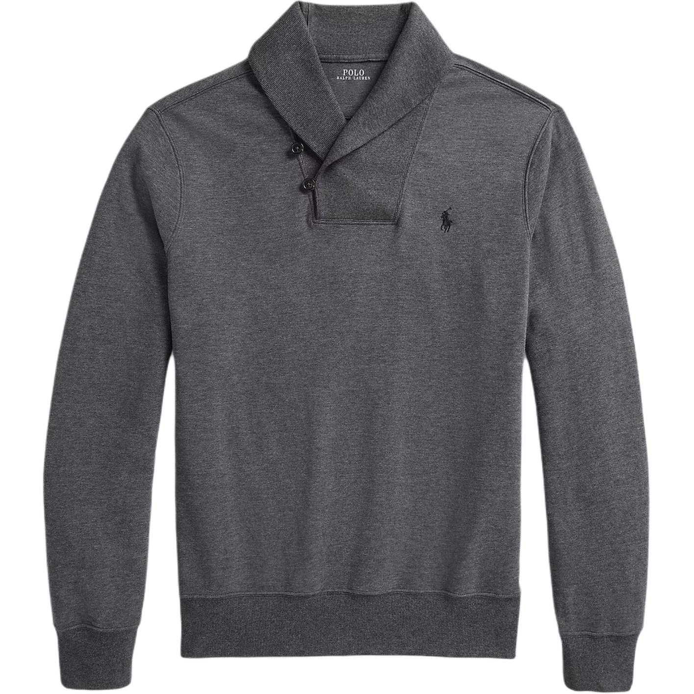 

Luxury Джерси Поло с воротником-шаль Мужской Серый Polo Ralph Lauren