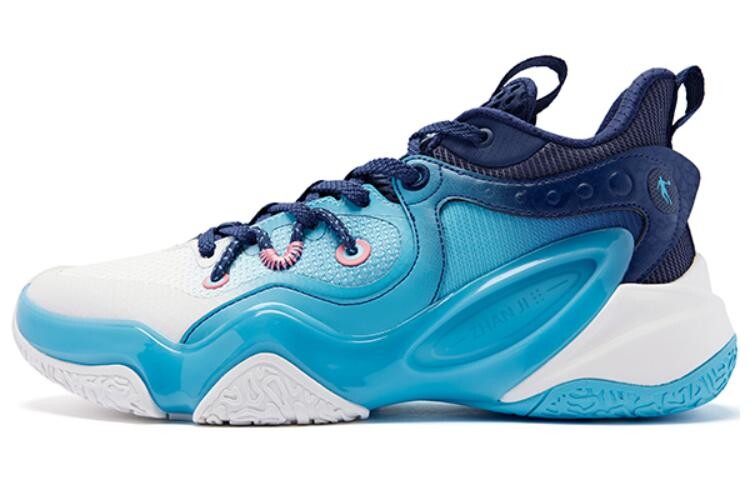 

Баскетбольные кроссовки Battle Blade 6TEAM Basketball Shoes Men Low-Top Calm Blue Qiaodan