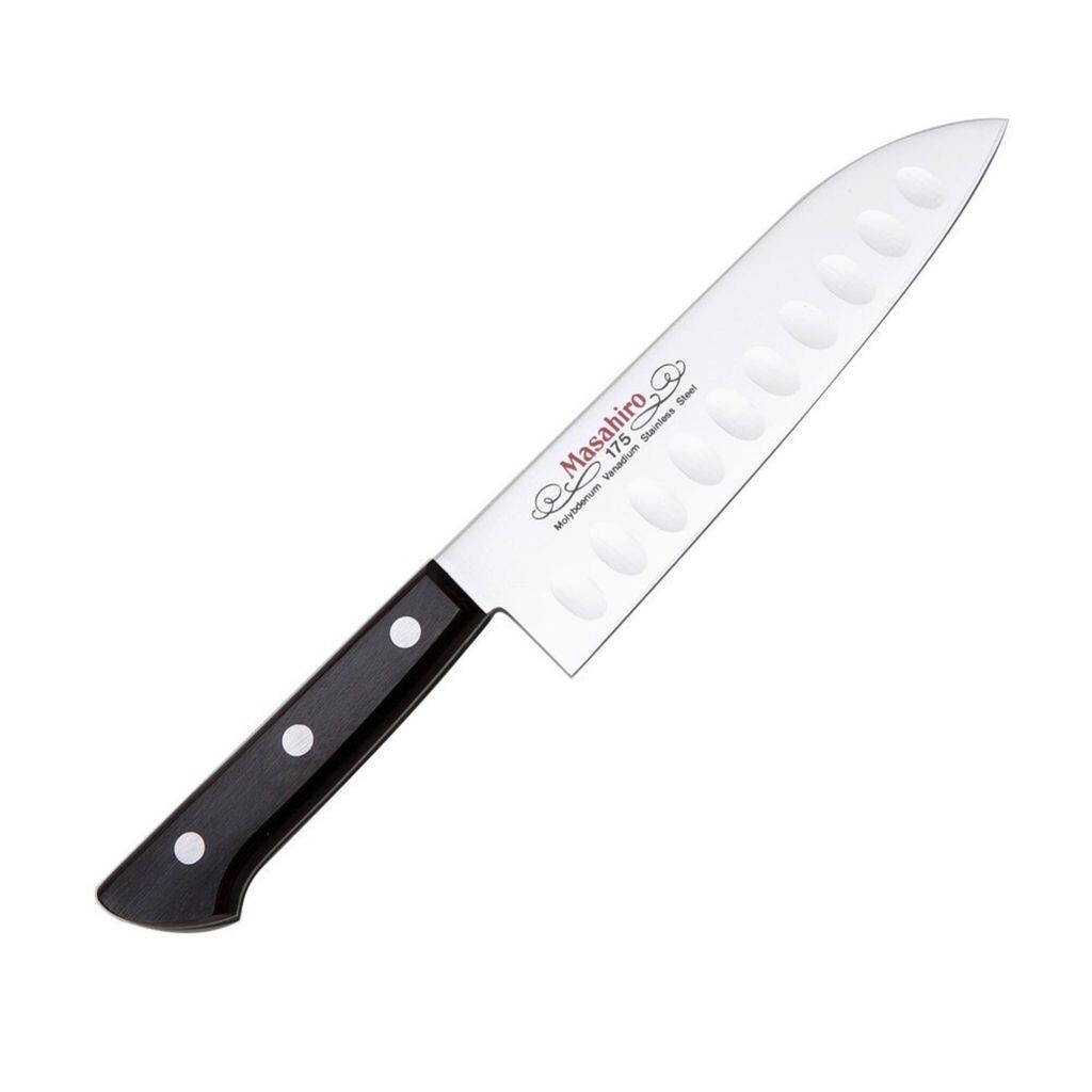 

Нож Masahiro Bwh Santoku Dimple 175мм 14079