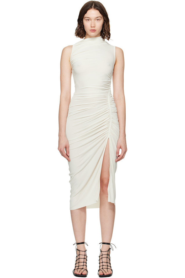 

Свита платье миди Rick Owens Lilies, голубой