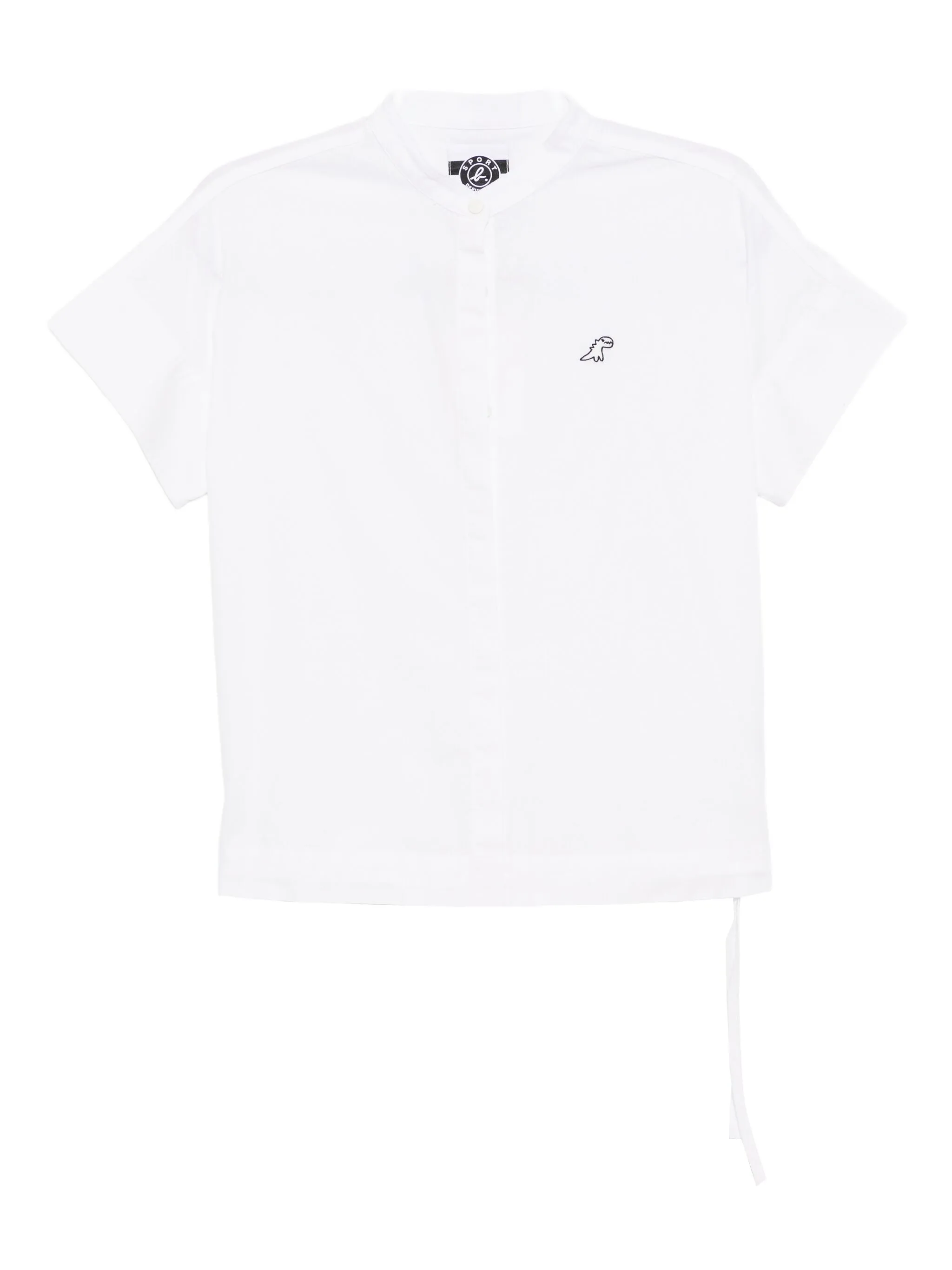 

Топ с вышивкой Dino Sport B. By Agnès B., белый