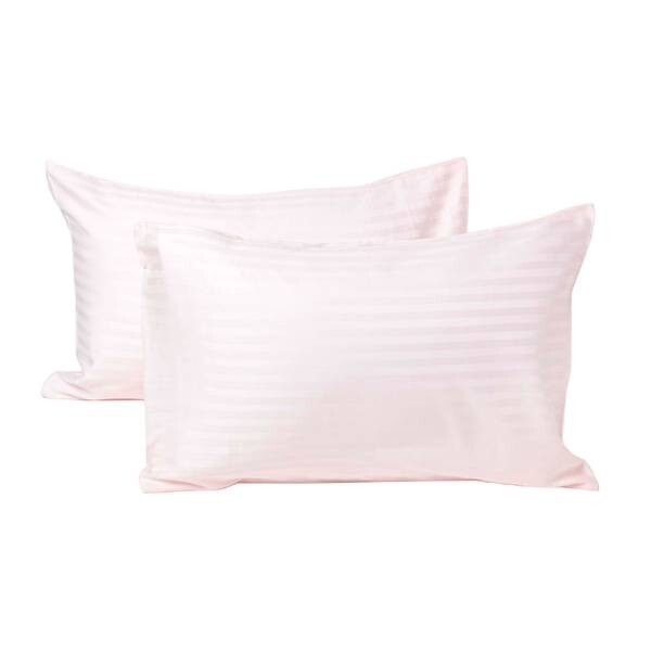 

Наволочка Homescapes Fadendichte 330, 2er Pack, 40x1x60 см, светло-розовый