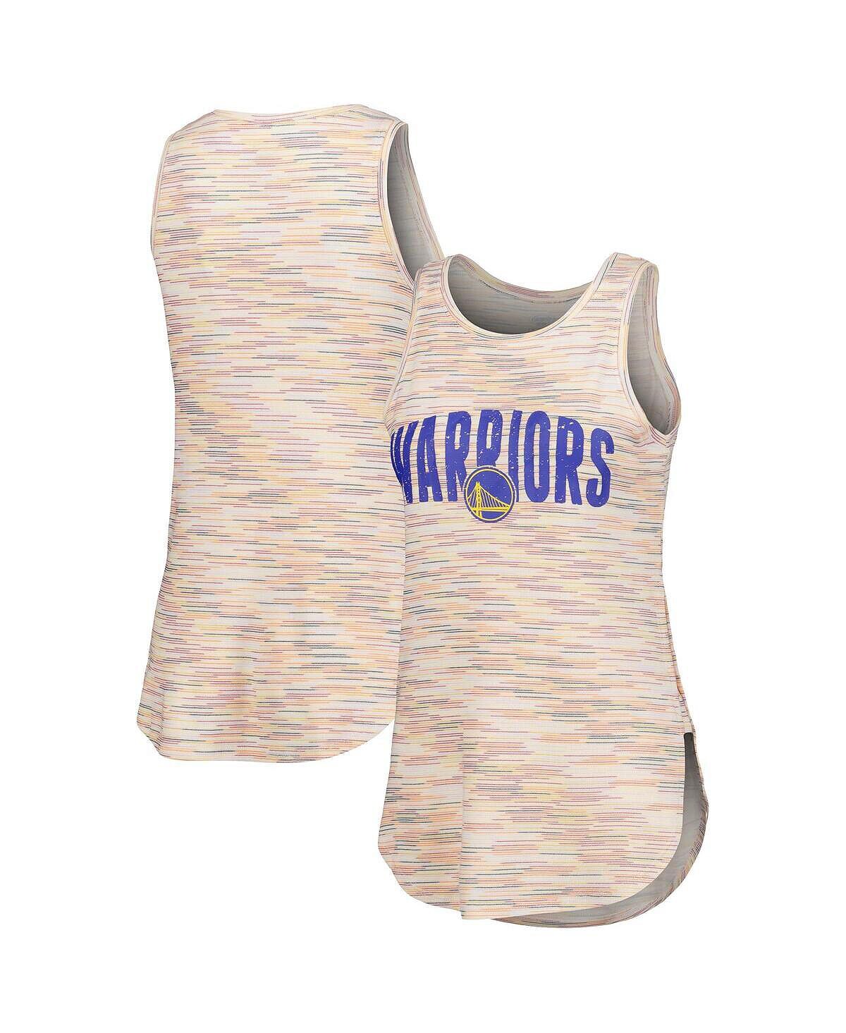 

Женская белая майка Golden State Warriors Sunray Concepts Sport, белый
