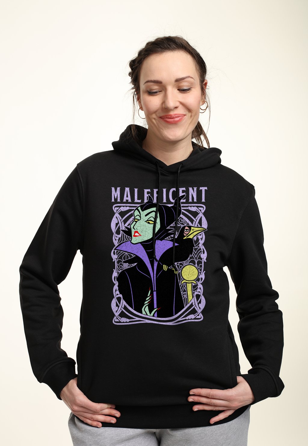 

Толстовка с капюшоном SLEEPING BEAUTY MALEFICENT COLOR Disney, черный