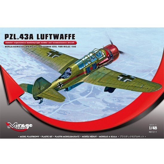 

Комплект модели PZL.43A Люфтваффе Mirage