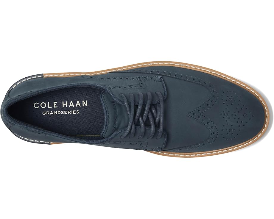 Оксфорды Cole Haan Go-To Wing Oxfords, цвет Big Dipper Nubuck/Ivory — фото 2