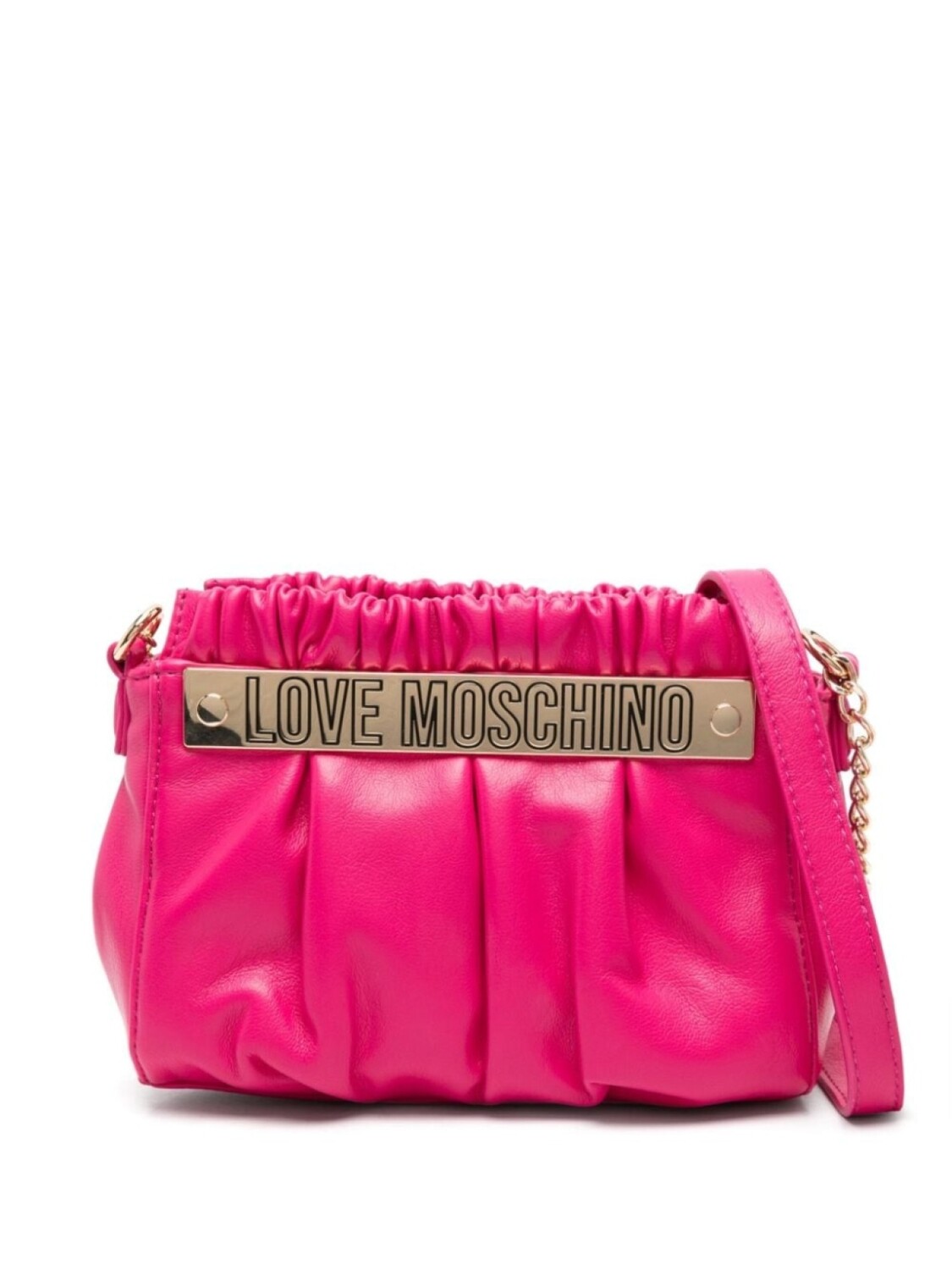 

Сумка через плечо с логотипом Love Moschino, розовый