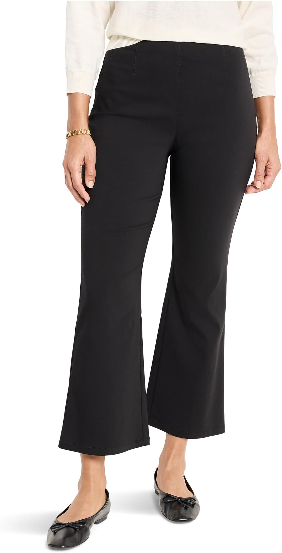 

Брюки NIC+ZOE Petite 28" Berkeley Boot Wonderstretch Pants, цвет Black Onyx