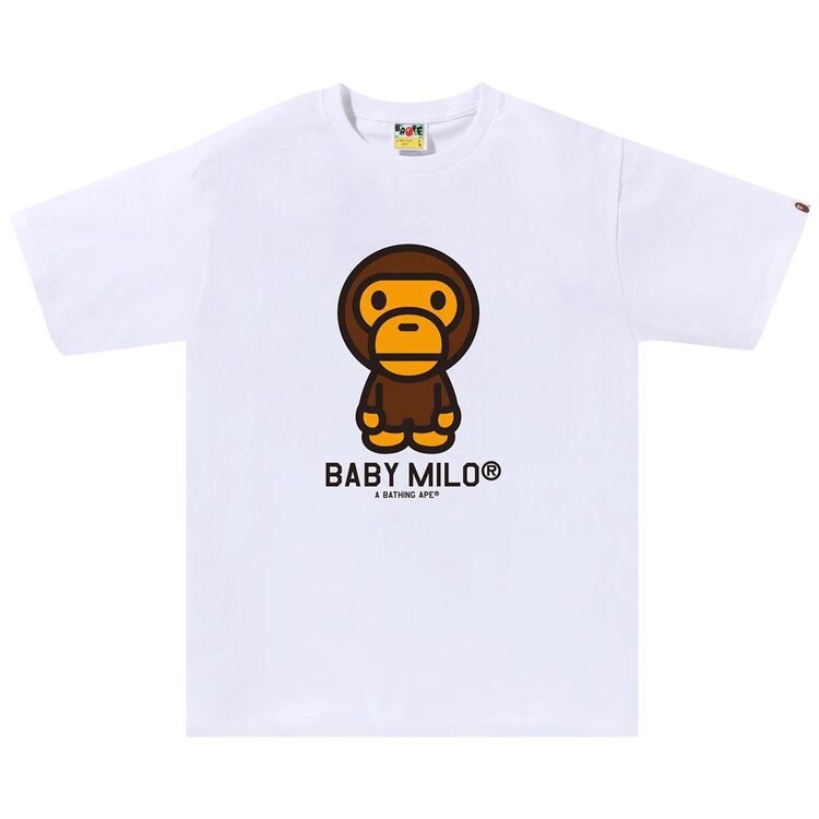 

Футболка BAPE Baby Milo 'White', белый