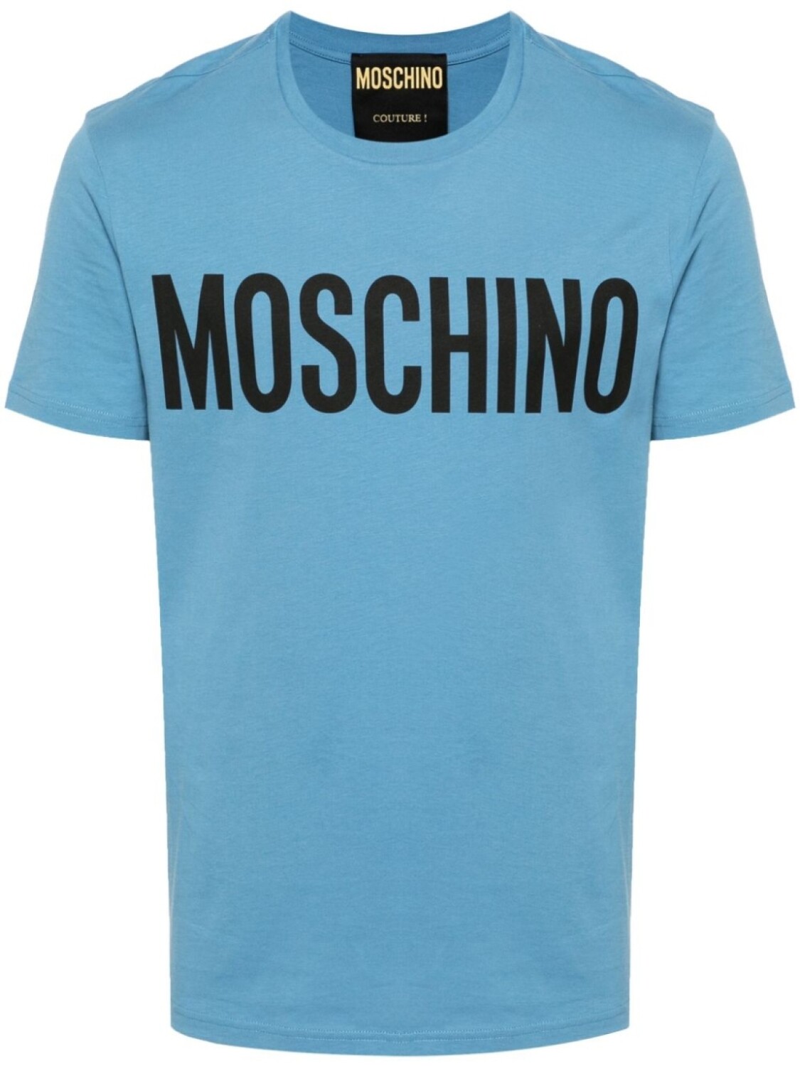

Moschino футболка с логотипом, синий