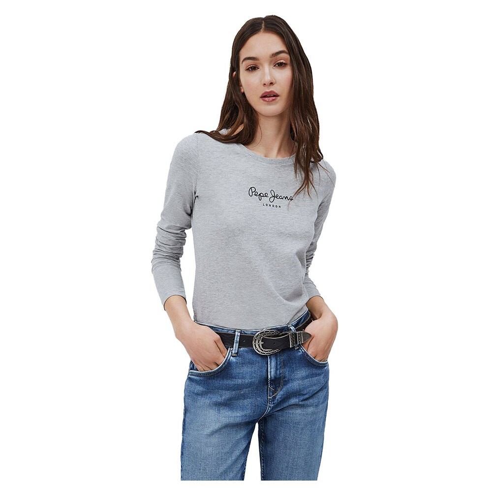 

Футболка Pepe Jeans New Virginia Ls N, серый