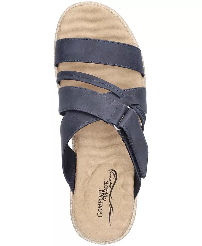 Женские босоножки Paola Comfort на платформе Easy Street, синий — фото 4