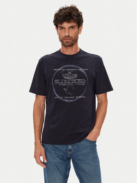 

Футболка regular fit S-Bald NP0A88SF Napapijri, синий