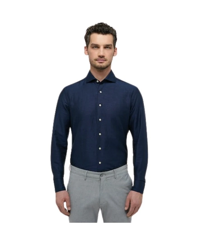 

Деловая рубашка с длинными рукавами Eterna, синий