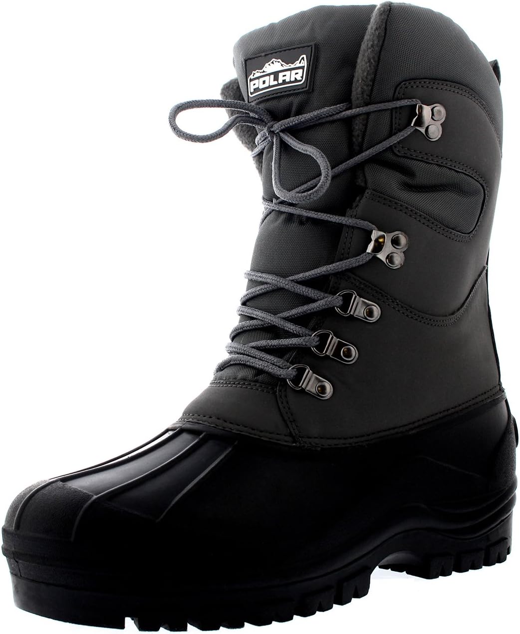 

Мужские зимние походные ботинки POLAR Mucker Duck Grafters водонепроницаемые термоботинки безопасные, серый