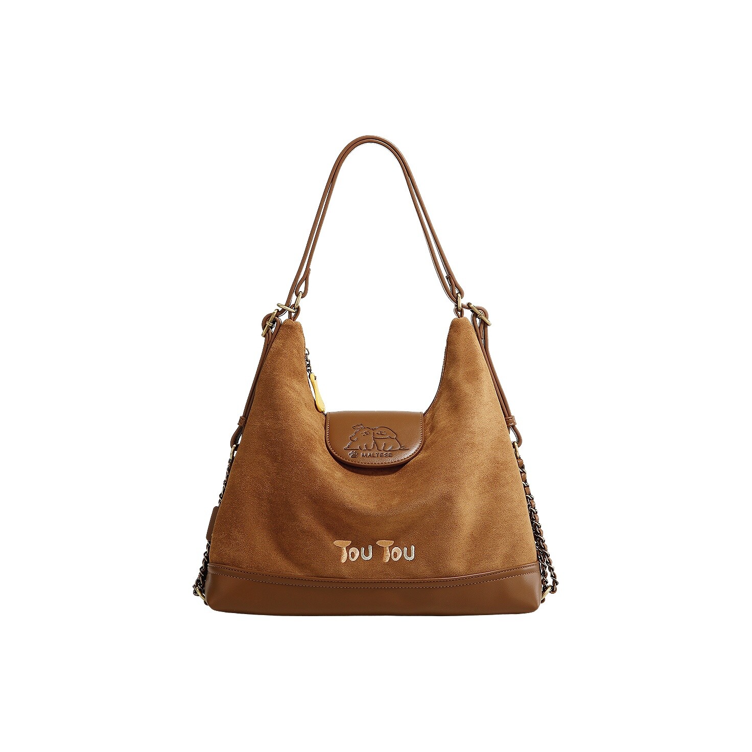 

TOUTOU Women Shoulder Bag, Сырой шоколад, Коричневый, TOUTOU Women Shoulder Bag, Сырой шоколад