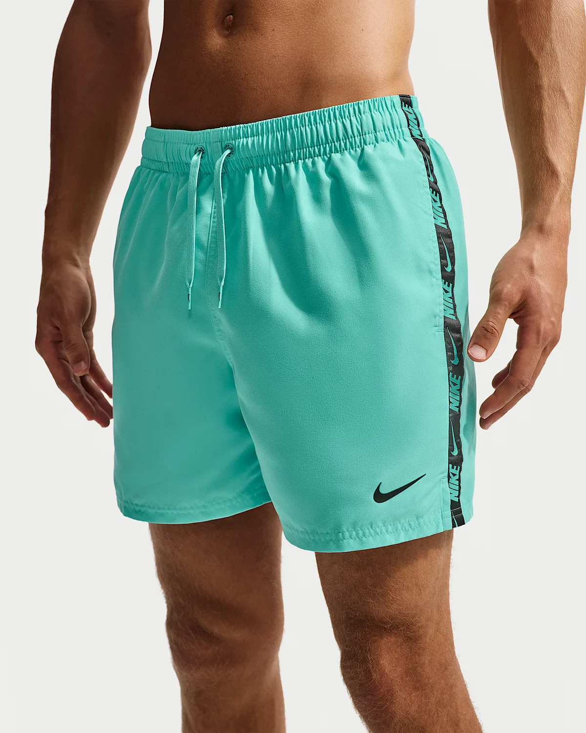 Мужские плавательные шорты Nike Swim Breaker 5" с подкладкой, Bleached Turquoise — фото 2