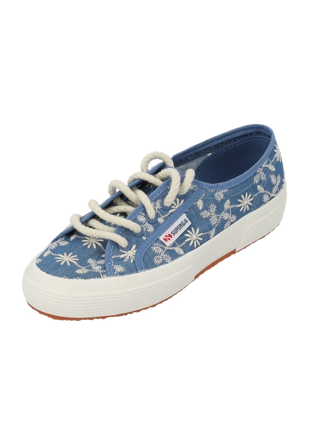 Повседневные туфли на шнуровке Superga, синий — фото 2