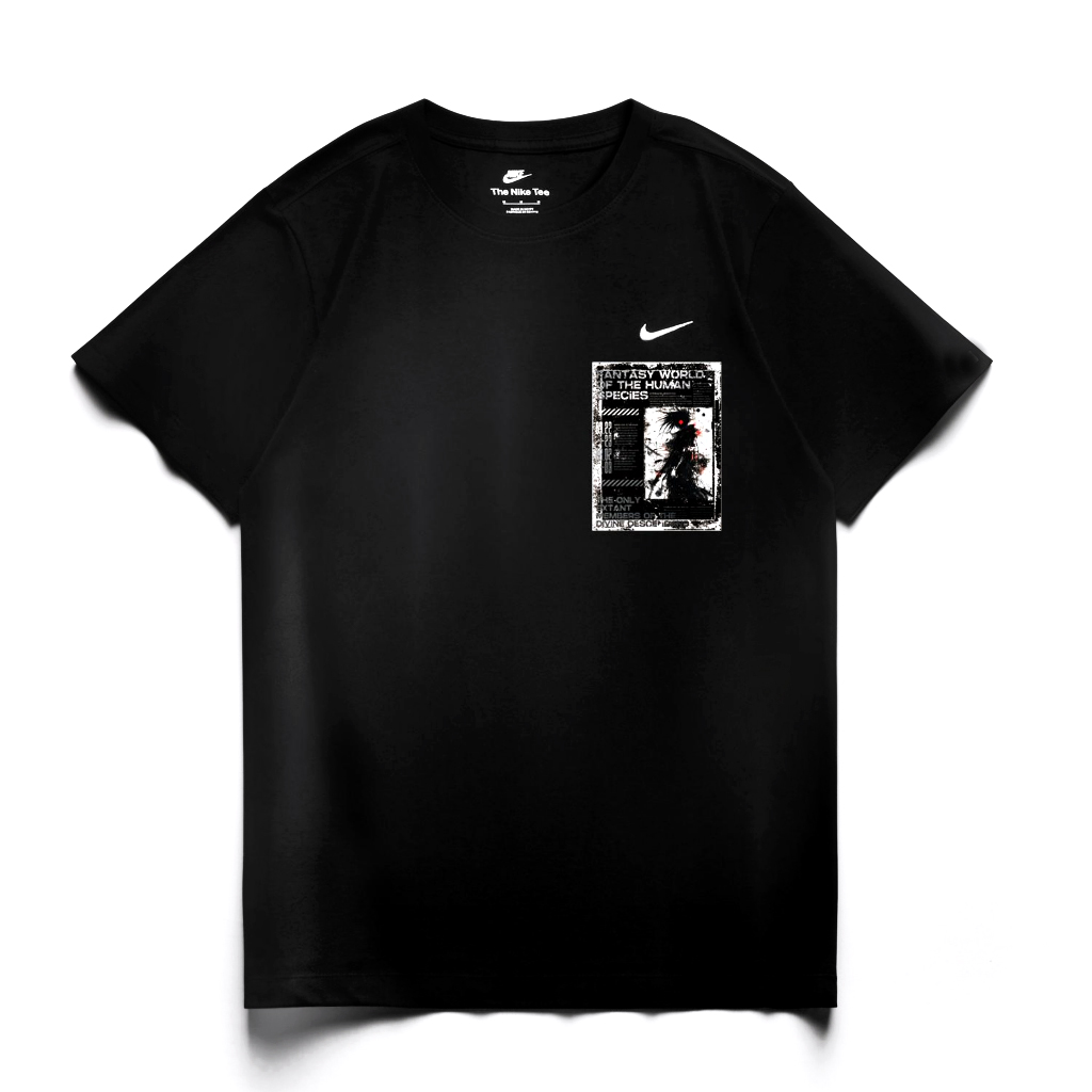 

Nike Спортивная футболка унисекс черная, Черный, Nike Спортивная футболка унисекс черная