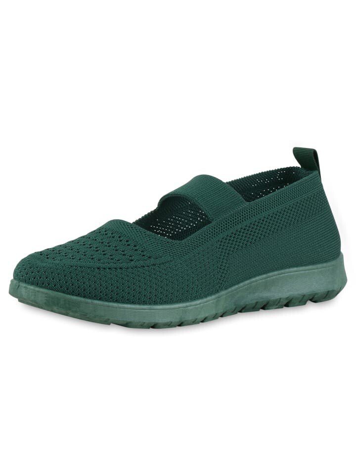 

Балетки VAN HILL Sportliche Amelia, зеленый