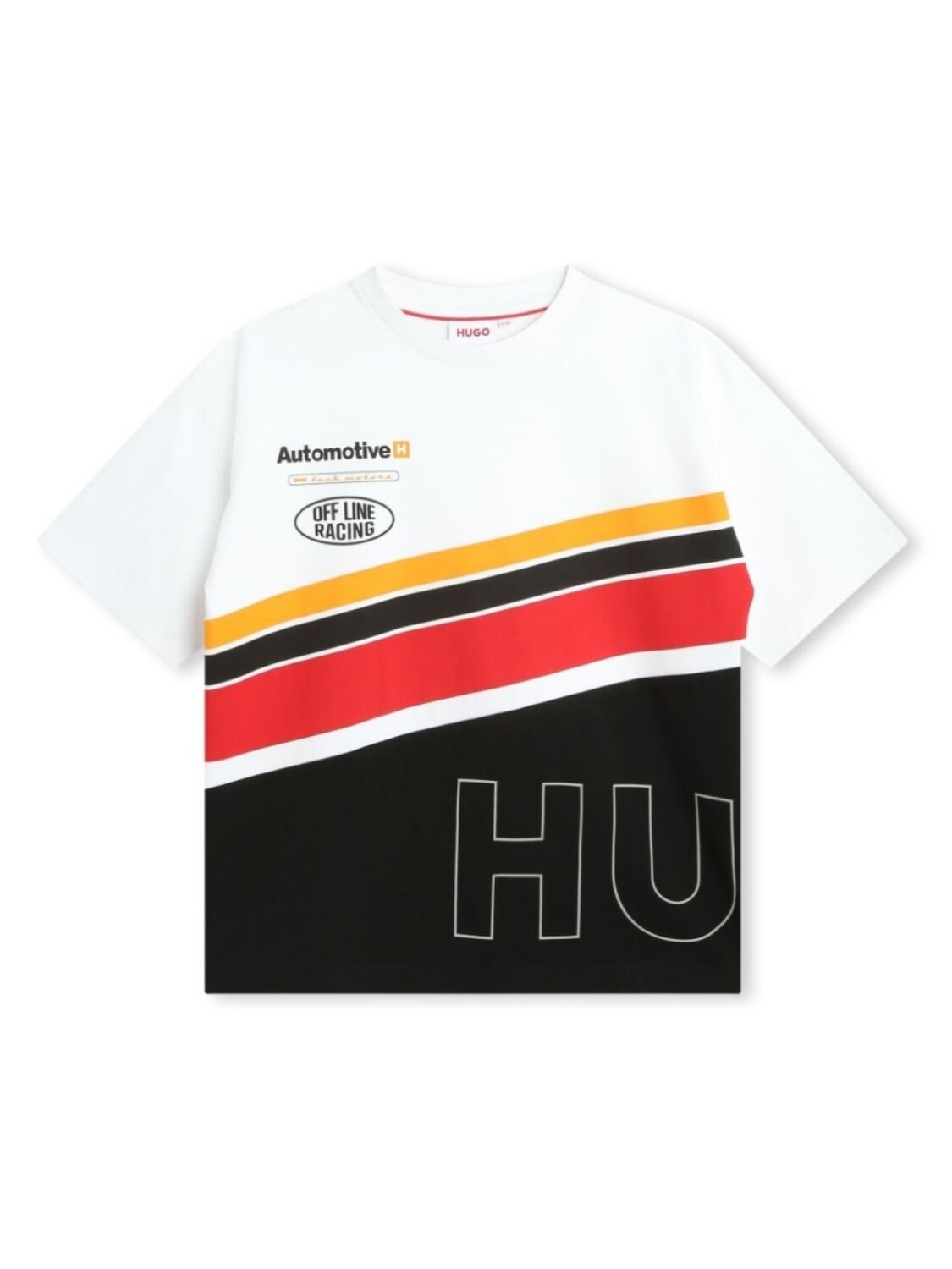 

HUGO KIDS футболка с логотипом, белый