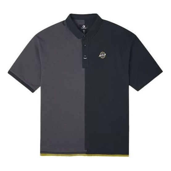 

Рубашка jack purcell polo shirt 'black' Converse, черный