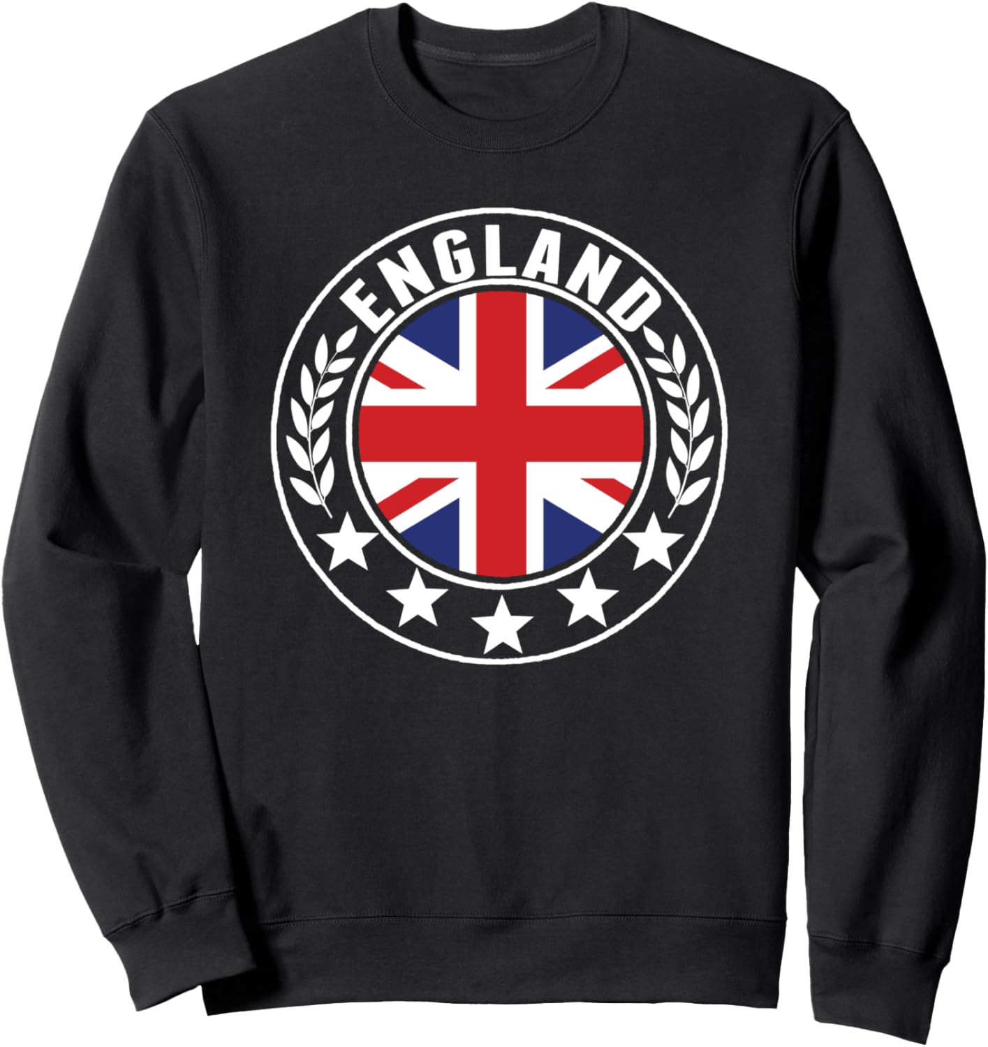 

Толстовка с изображением круглого флага Англии Trendy Apparel, черный