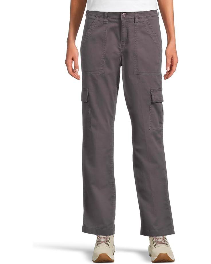 

Брюки L.L.Bean Comfort Stretch Mid-Rise Straight-Leg Cargo Pants, цвет Alloy Gray