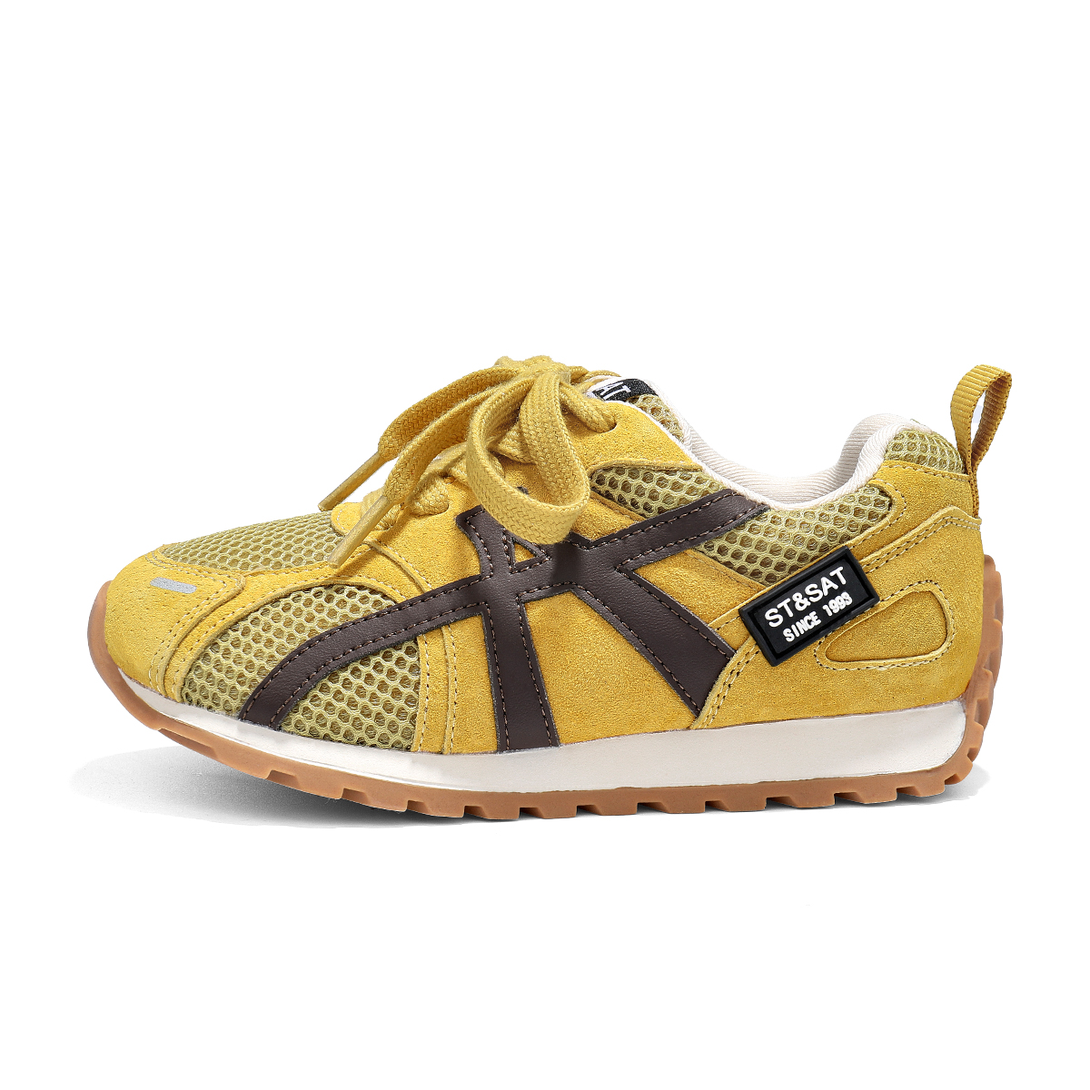 

Низкие повседневные кроссовки для детей ST&SAT KIDS, желтый