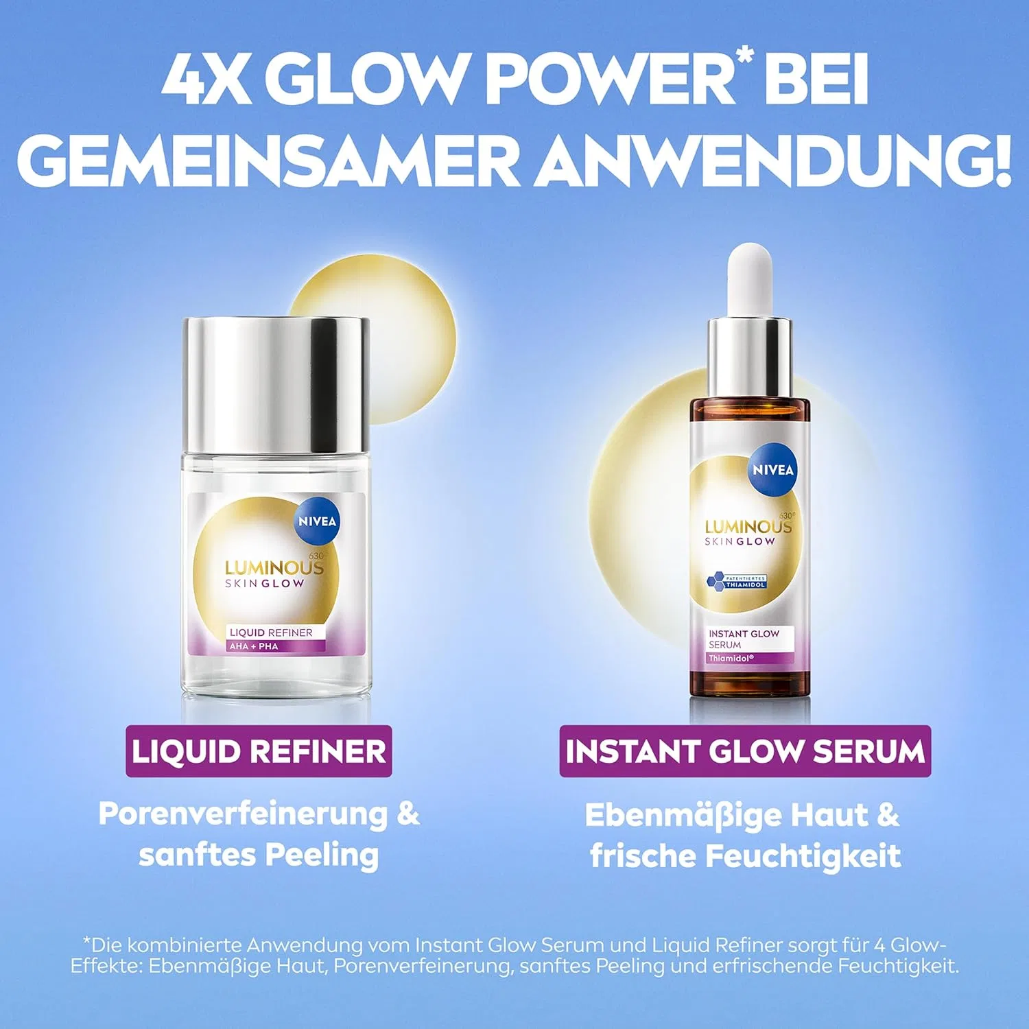 Набор для ухода за лицом Luminous630 Skin Glow от NIVEA ‎Nivea — фото 4