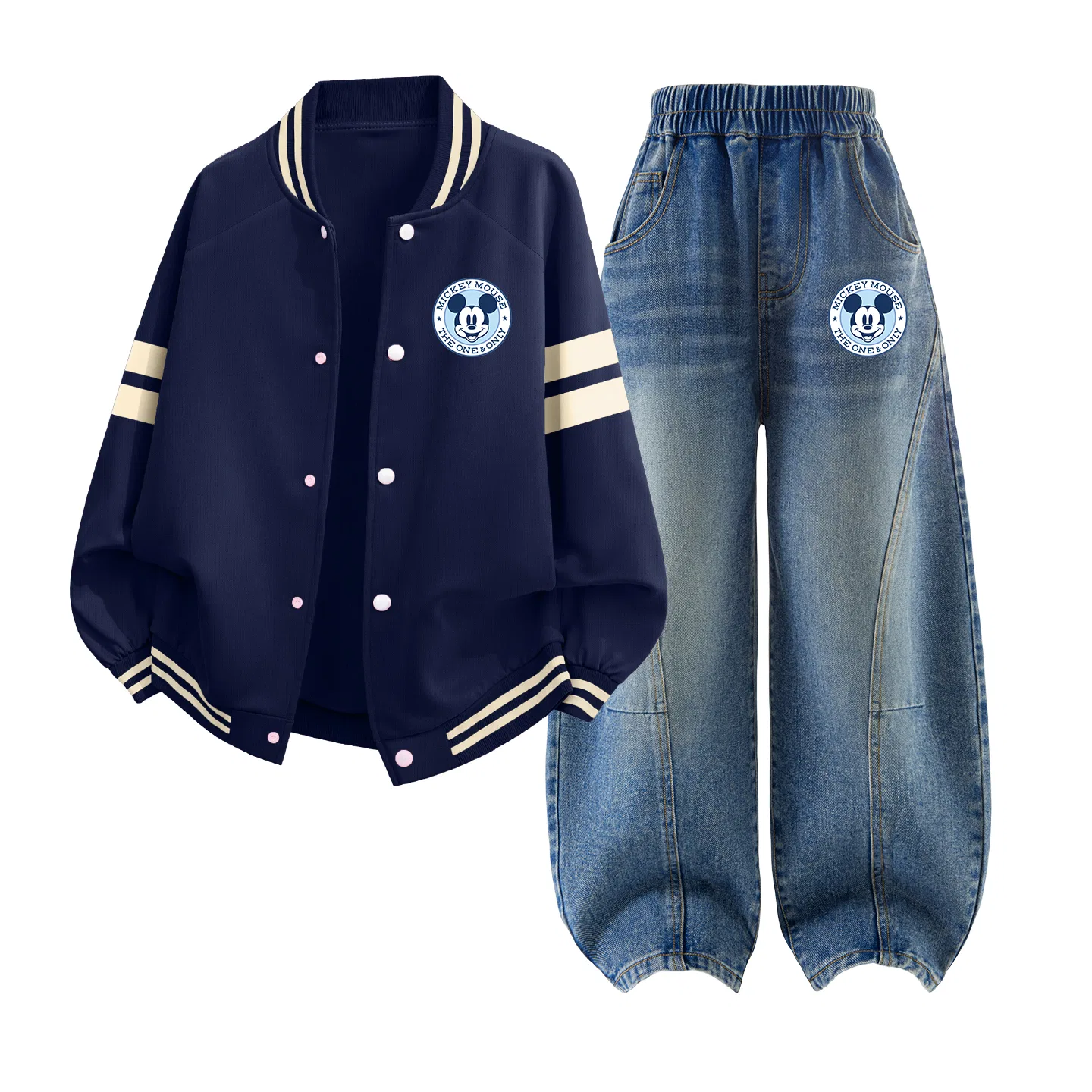 Детский спортивный костюм Casual Sportswear 2 Piece Set Disney, Mickey Mouse K Navy Blue+Mickey Mouse K Denim Blue — фото 4
