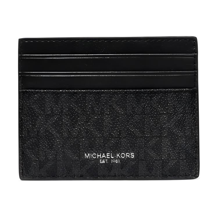 

MICHAEL KORS Мужской держатель для карт из искусственной кожи, черный
