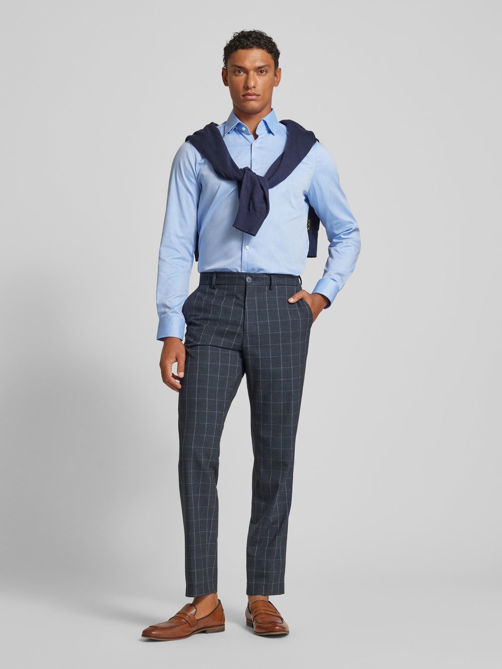 

Рубашка делового кроя Slim fit премиум-качества OLYMP Level Five