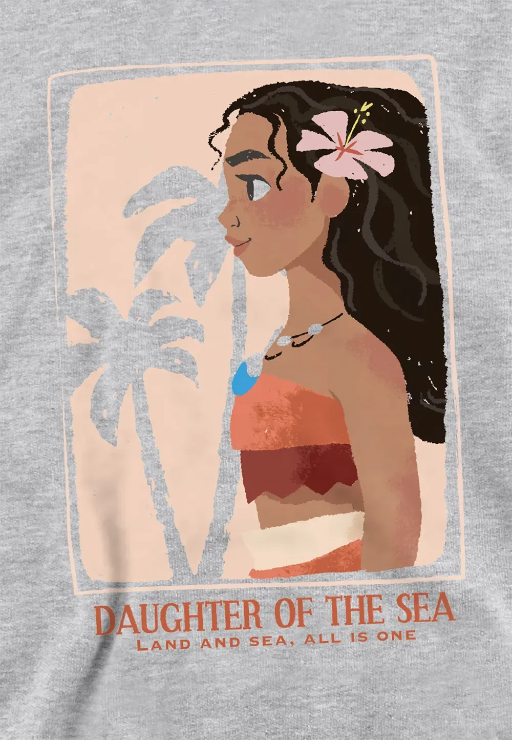 Детский худи Disney Daughter Of The Sea, серый — фото 2
