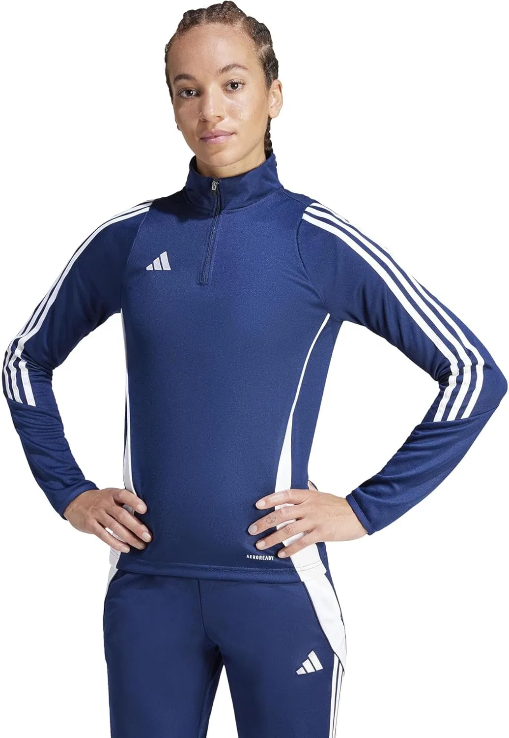 Тренировочная куртка adidas Tiro 24, Team Navy Blue/White