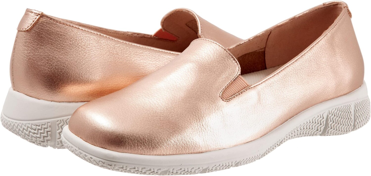 

Лоферы Trotters Universal, цвет Rose Gold Metallic