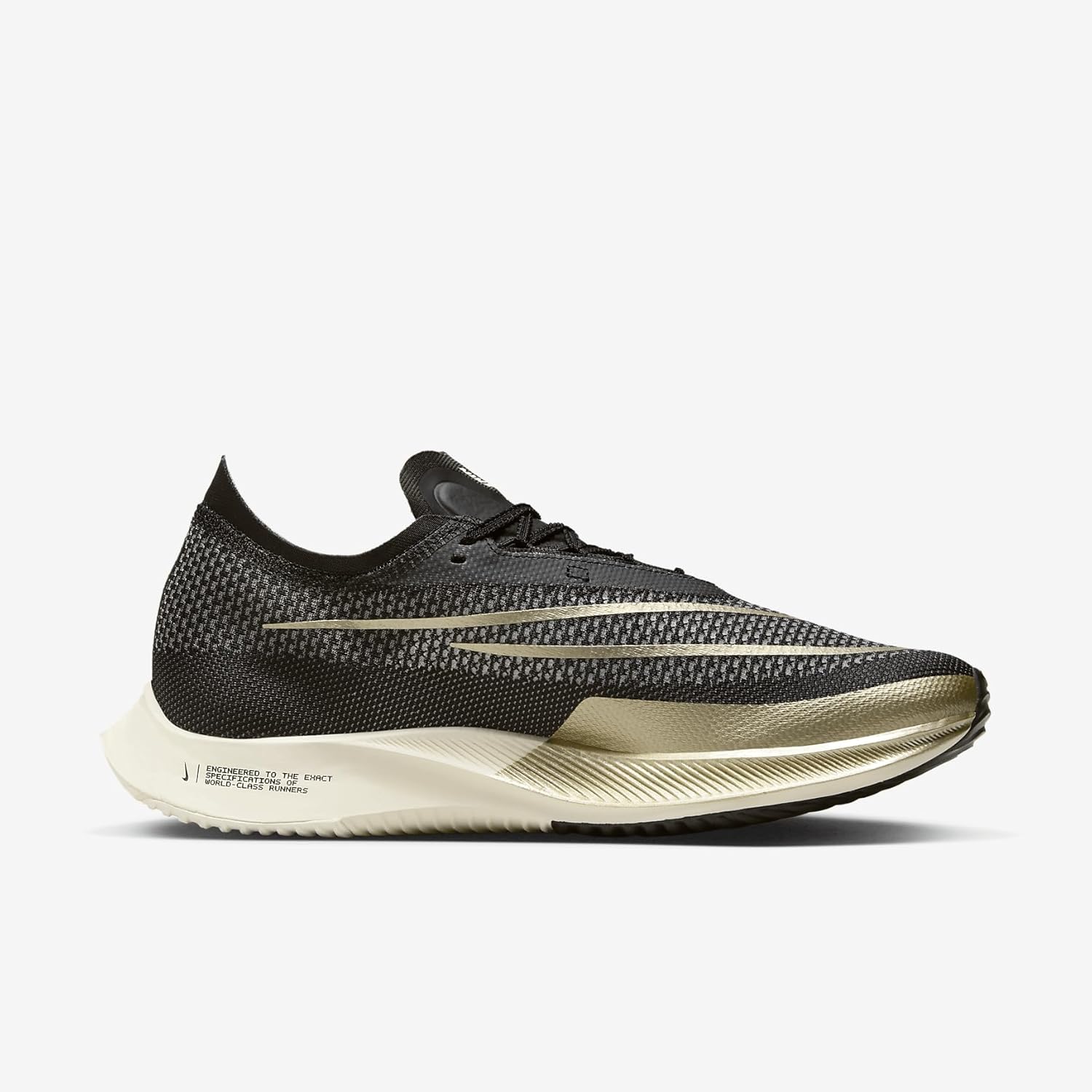 Кроссовки Unisex ZoomX Streakfly Nike, белый/черный/золотой — фото 3
